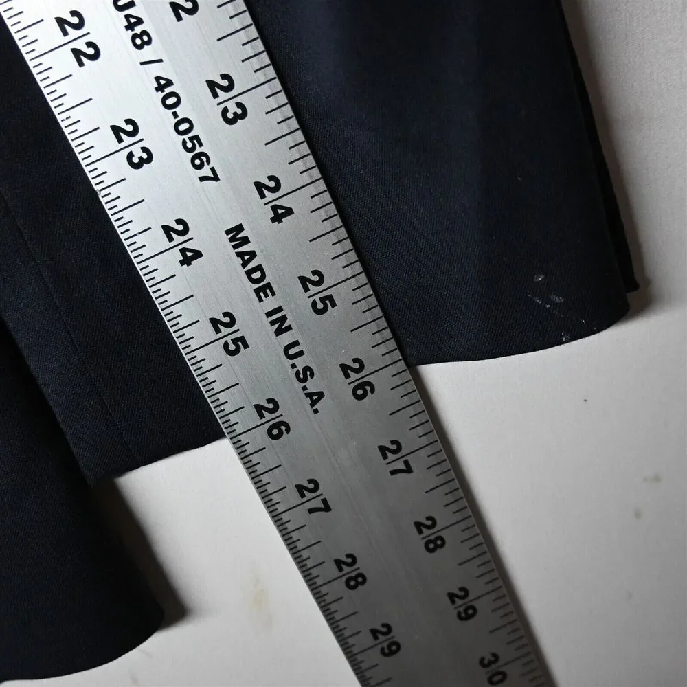 Saddlebred 48R Navy‎ Blue Stretch Wool Gold Button Mens Blazer Sport Coat Jacket